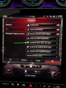 Mise a jour GPS Mercedes équipée du système MBUX 2.0