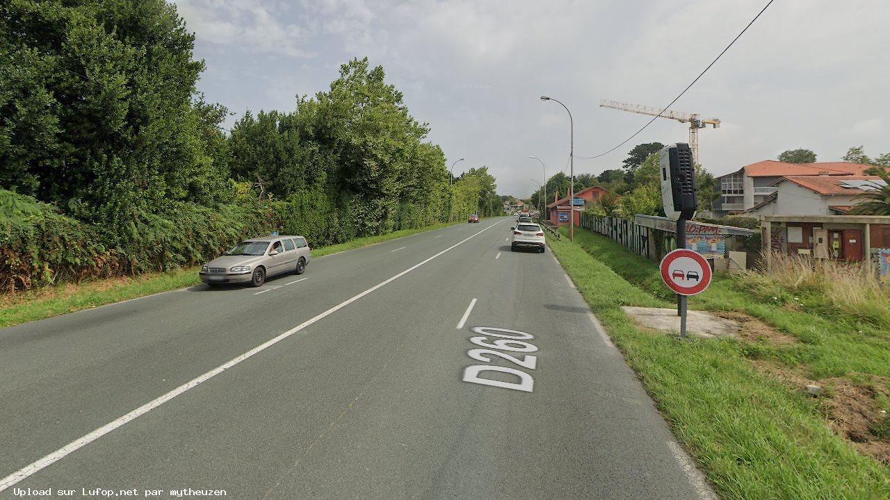 FRANCE photo du radar Anglet Boulevard du BAB 64 - Pyrénées-Atlantiques