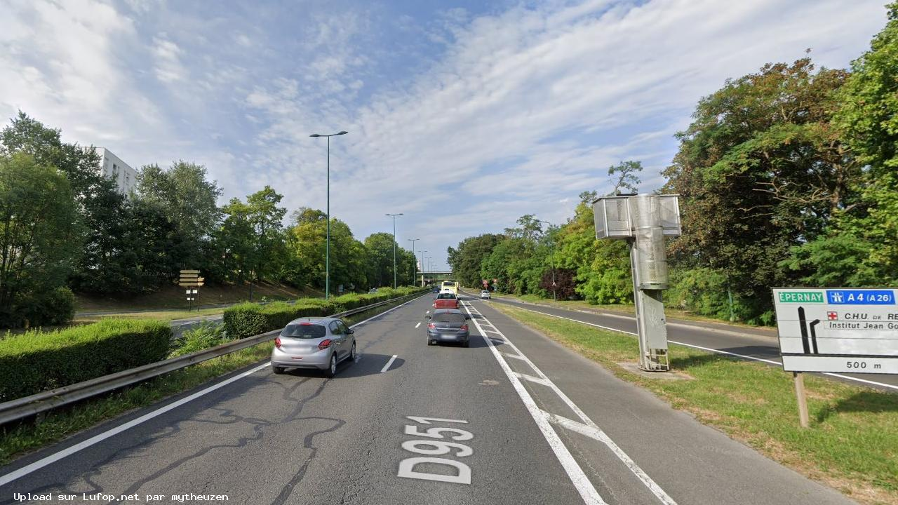 FRANCE photo du radar Reims Avenue de Champagne 51 - Marne