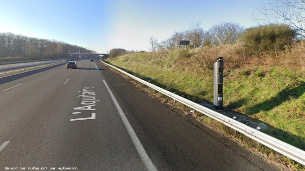 FRANCE photo du radar Tours A10 37 - Indre-et-Loire