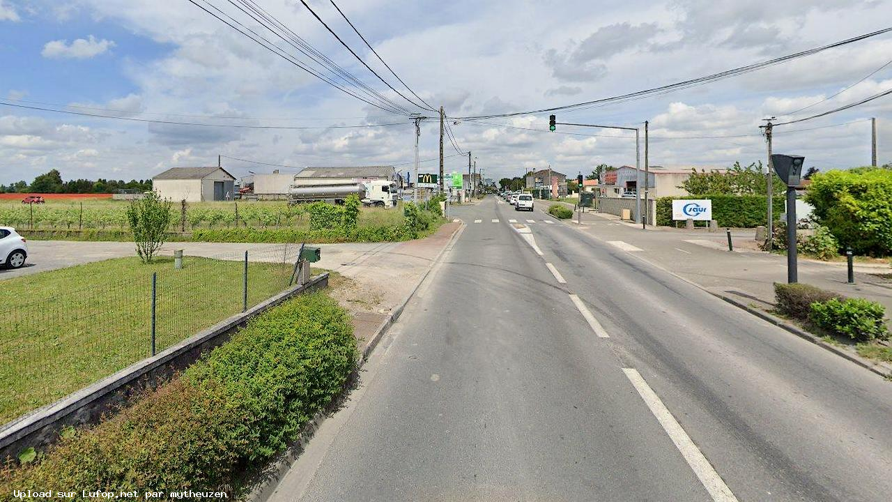 FRANCE photo du radar Châteaubernard Avenue de Barbezieux 16 - Charente