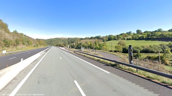 FRANCE photo du radar Saint-Poncy A75 15 - Cantal