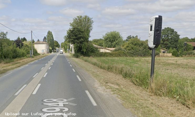 FRANCE photo du radar Maisonnay D948 79 - Deux-Sèvres