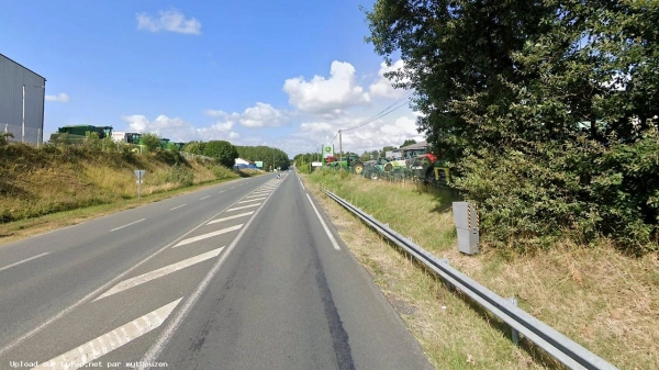 FRANCE photo du radar Saint-Genest-d&acute;Ambière Route de Châtellerault 86 - Vienne
