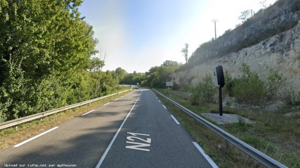 FRANCE photo du radar Villeneuve-sur-Lot N21 47 - Lot-et-Garonne FRANCE photo du radar Villeneuve-sur-Lot N21 47 - Lot-et-Garonne