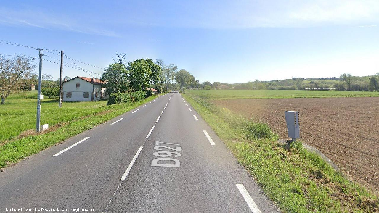 FRANCE photo du radar Lafrançaise D927 82 - Tarn-et-Garonne