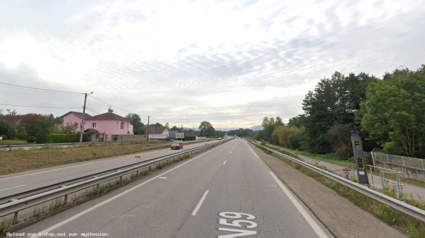 FRANCE photo du radar La Voivre N59 88 - Vosges