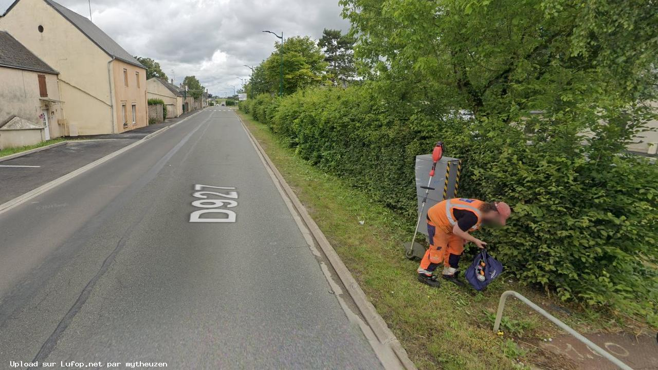 FRANCE photo du radar Orgères-en-Beauce D927 28 - Eure-et-Loir