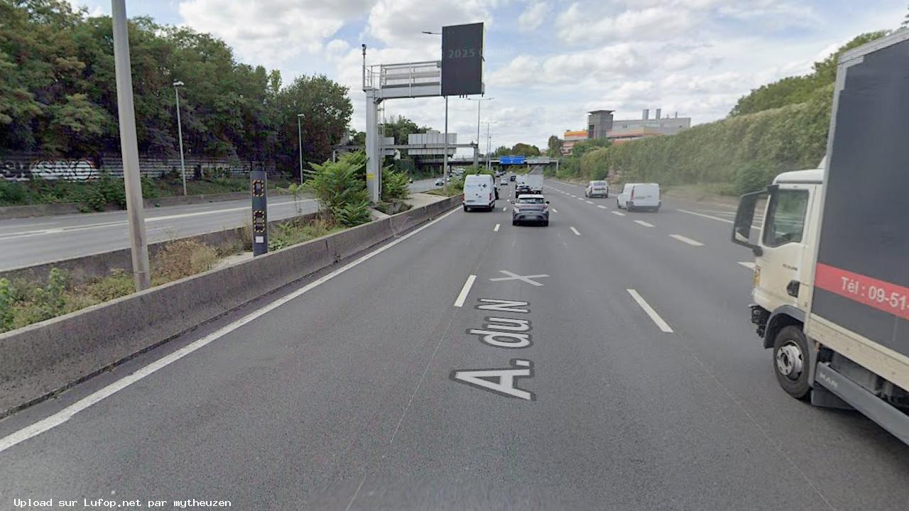 FRANCE photo du radar Saint-Denis A1 93 - Seine-Saint-Denis