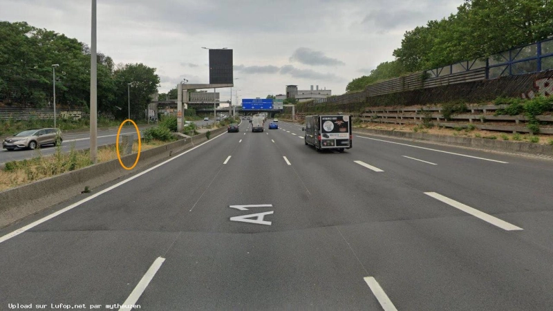 FRANCE photo du radar Saint-Denis A1 93 - Seine-Saint-Denis