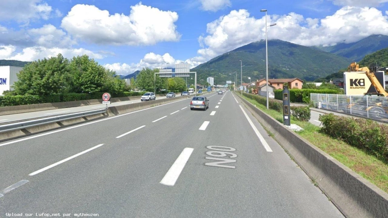 FRANCE photo du radar Albertville N90 73 - Savoie