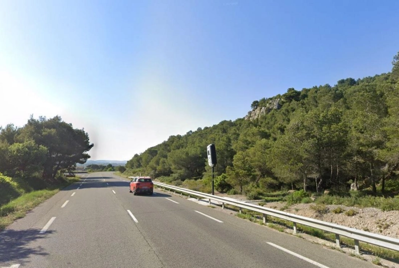 FRANCE photo du radar Narbonne D32 11 - Aude FRANCE photo du radar Narbonne D32 11 - Aude