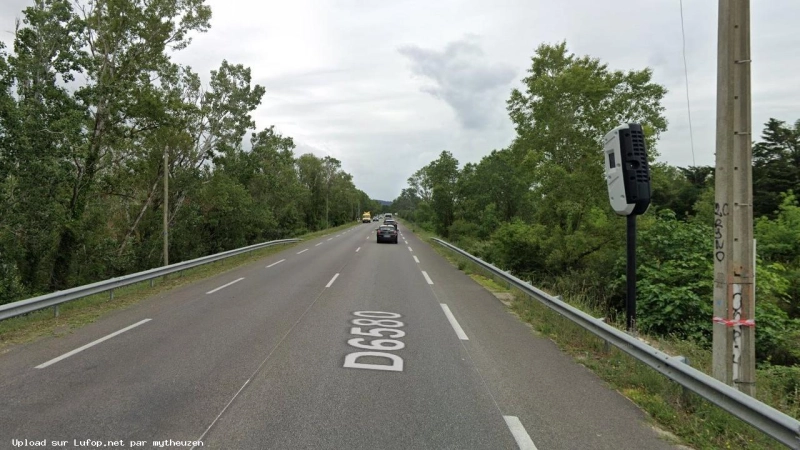 FRANCE photo du radar Pujaut D6580 30 - Gard