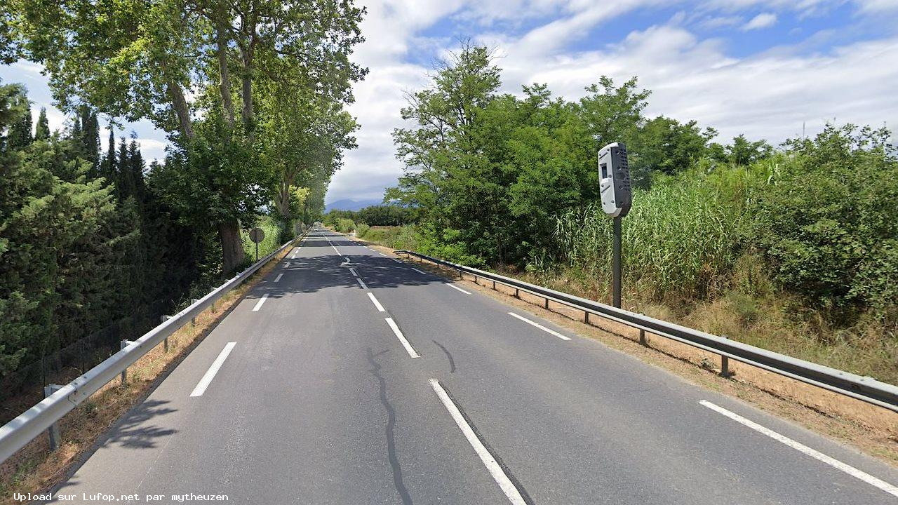 FRANCE photo du radar Saint-Jean-Pla-de-Corts D115 66 - Pyrénées-Orientales