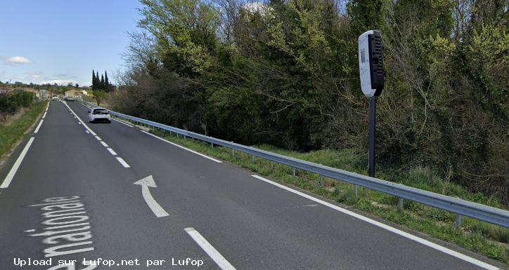 FRANCE photo du radar Nissan-lez-Enserune D609 34 - Hérault