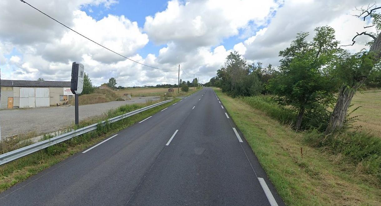 FRANCE photo du radar Villeneuve-lès-Bouloc D4 31 - Haute-Garonne