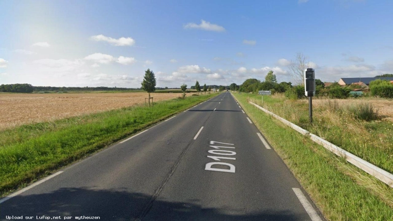 FRANCE photo du radar Tilloloy D1017 80 - Somme