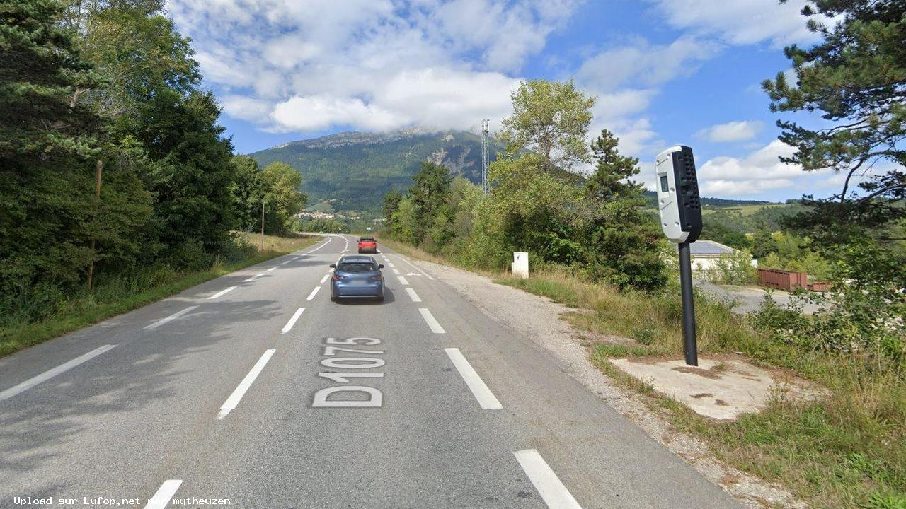 FRANCE photo du radar Saint-Michel-les-Portes D1075 38 - Isère