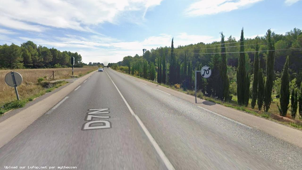 FRANCE photo du radar Rousset Avenue de la Bégude 13 - Bouches-du-Rhône