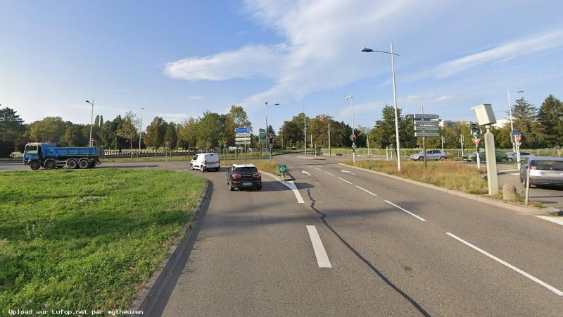 FRANCE photo du radar Strasbourg Rue du Bataillon de Marche 24 67 - Bas-Rhin FRANCE photo du radar Strasbourg Rue du Bataillon de Marche 24 67 - Bas-Rhin