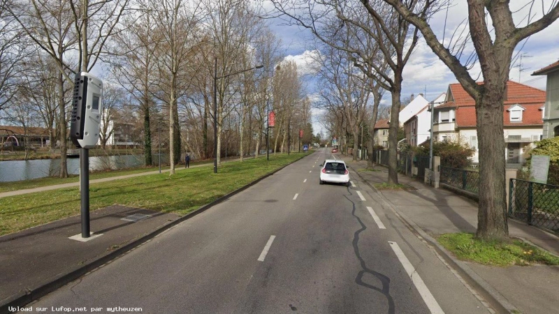 FRANCE photo du radar Mulhouse Allée Nathan Katz 68 - Haut-Rhin