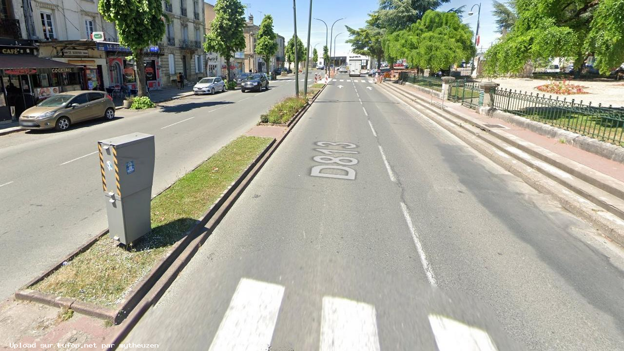 FRANCE photo du radar Marmande D813 47 - Lot-et-Garonne