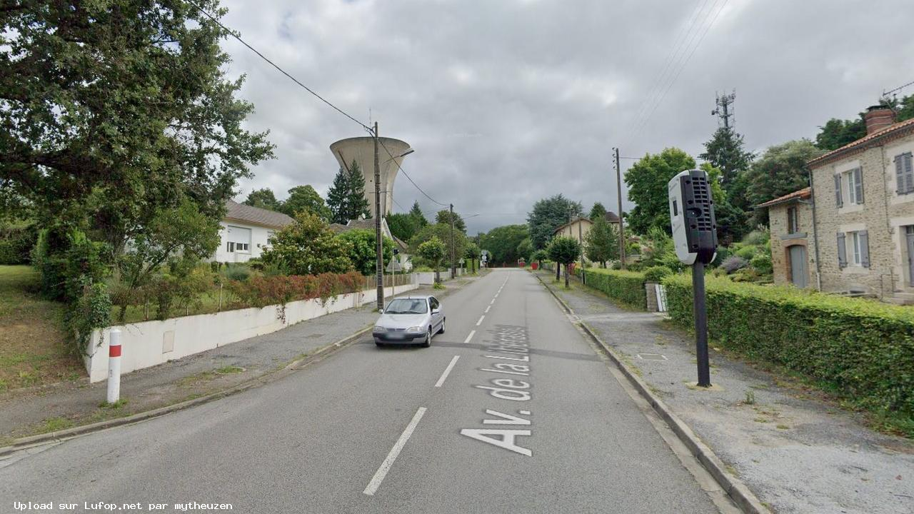 FRANCE photo du radar Bellac Avenue de la Libération 87 - Haute-Vienne