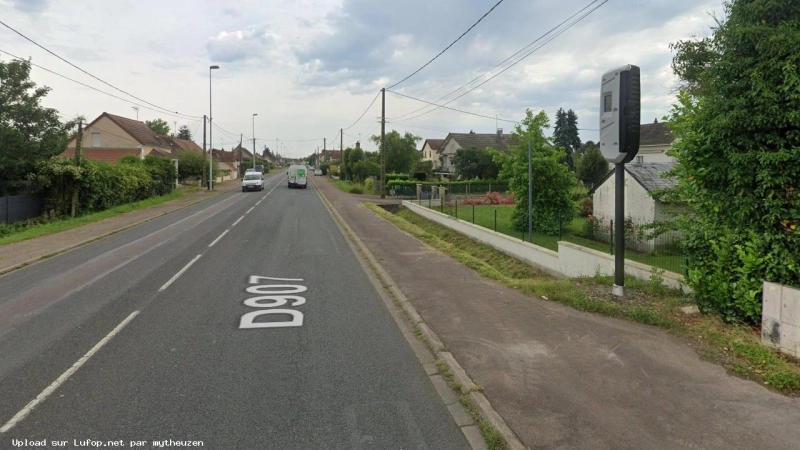 FRANCE photo du radar Sermoise-sur-Loire D907 58 - Nièvre FRANCE photo du radar Sermoise-sur-Loire D907 58 - Nièvre