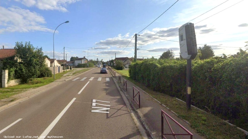 FRANCE photo du radar Vergigny N77 89 - Yonne FRANCE photo du radar Vergigny N77 89 - Yonne