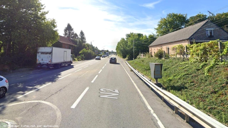 FRANCE photo du radar Maubeuge N2 59 - Nord