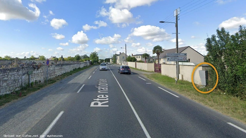 FRANCE photo du radar Le Coudray-Macouard D347 49 - Maine-et-Loire FRANCE photo du radar Le Coudray-Macouard D347 49 - Maine-et-Loire