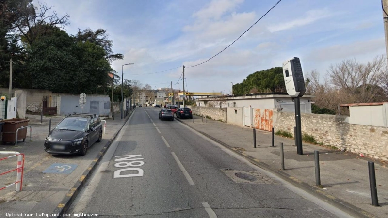 FRANCE photo du radar Marseille D8N 13 - Bouches-du-Rhône