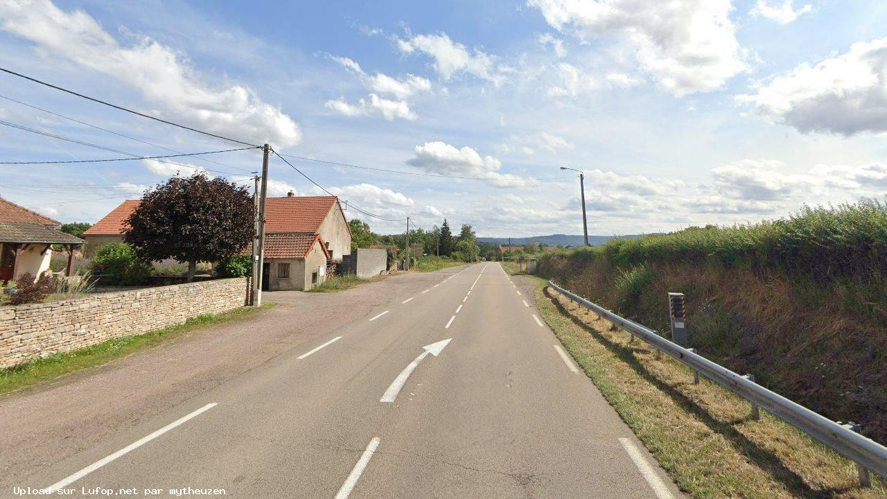 FRANCE photo du radar Dracy-Saint-Loup D681 71 - Saône-et-Loire