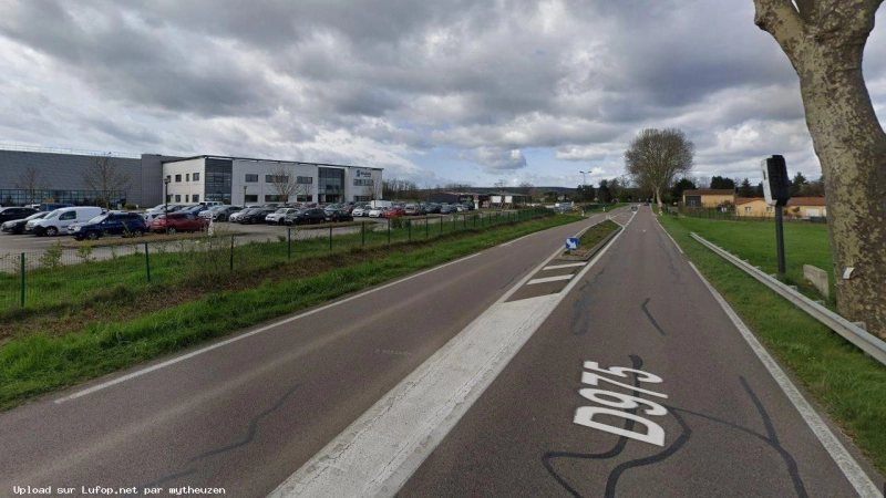 FRANCE photo du radar Lacrost D975 71 - Saône-et-Loire FRANCE photo du radar Lacrost D975 71 - Saône-et-Loire