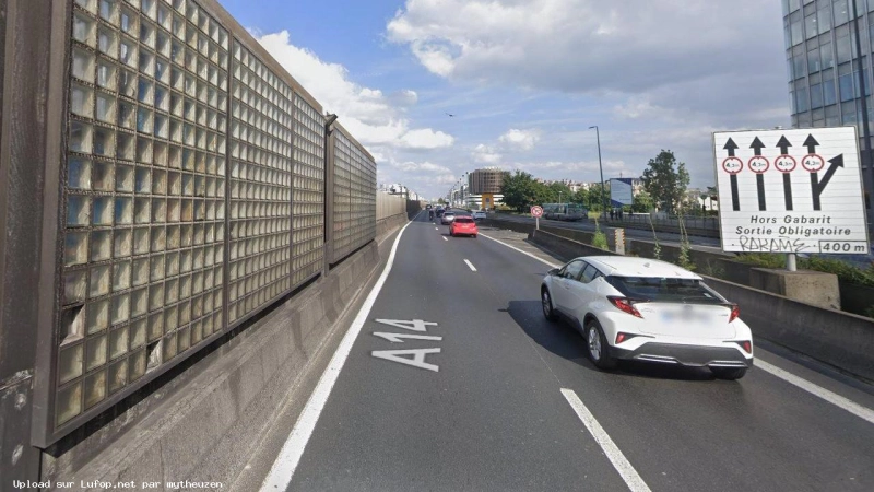 FRANCE photo du radar Puteaux A14 92 - Hauts-de-Seine