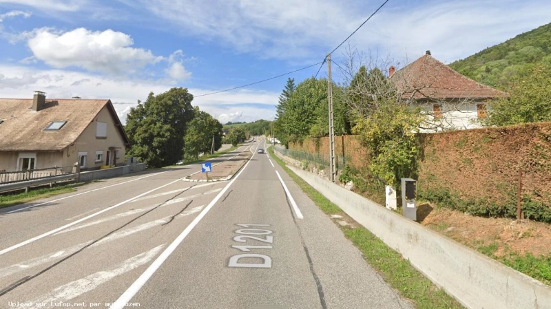 FRANCE photo du radar Copponex D1201 74 - Haute-Savoie FRANCE photo du radar Copponex D1201 74 - Haute-Savoie