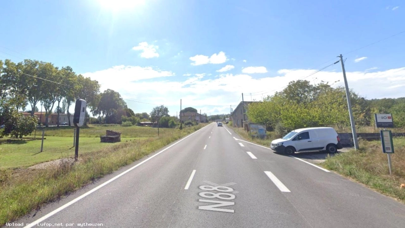 FRANCE photo du radar Lescure-d´Albigeois N88 81 - Tarn