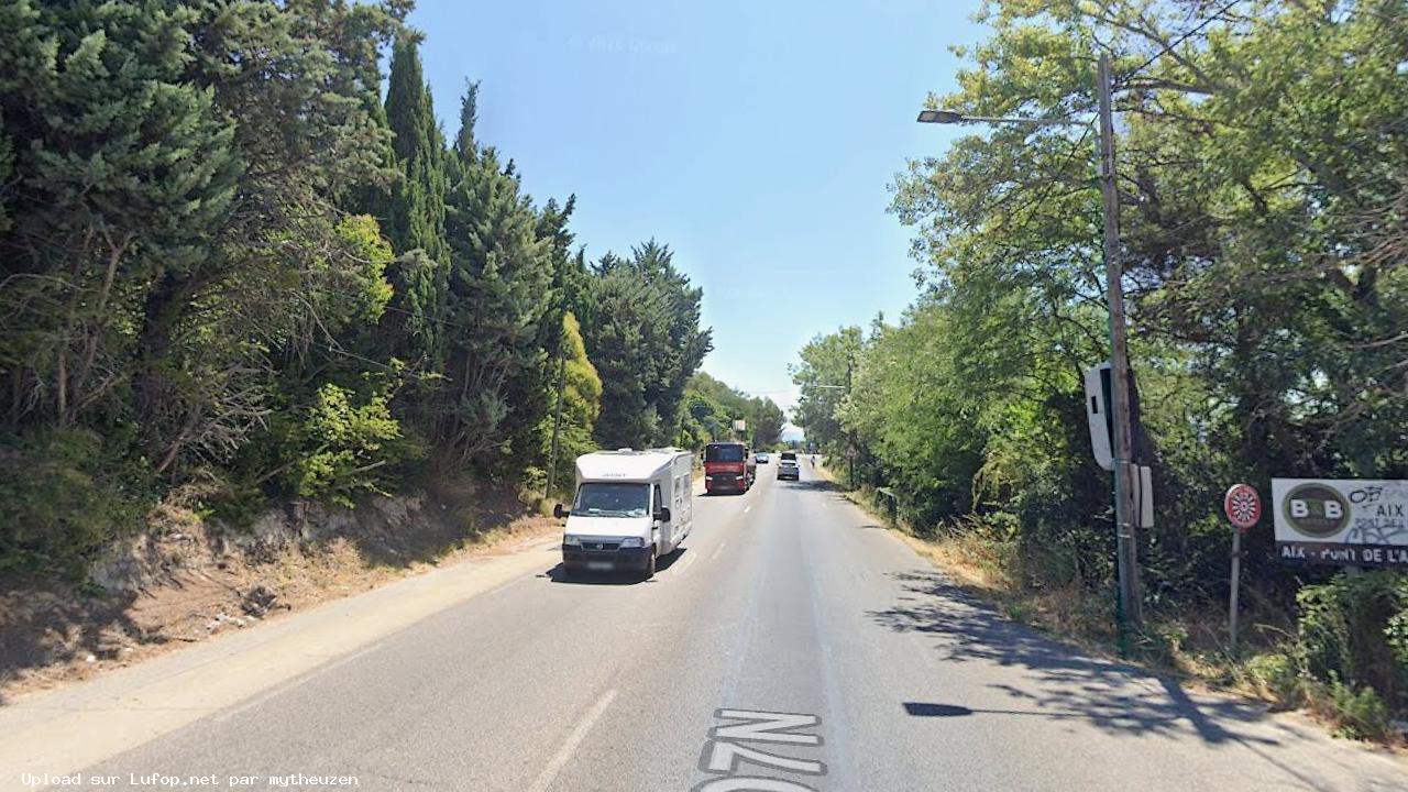 FRANCE photo du radar Aix-en-Provence D7N 13 - Bouches-du-Rhône