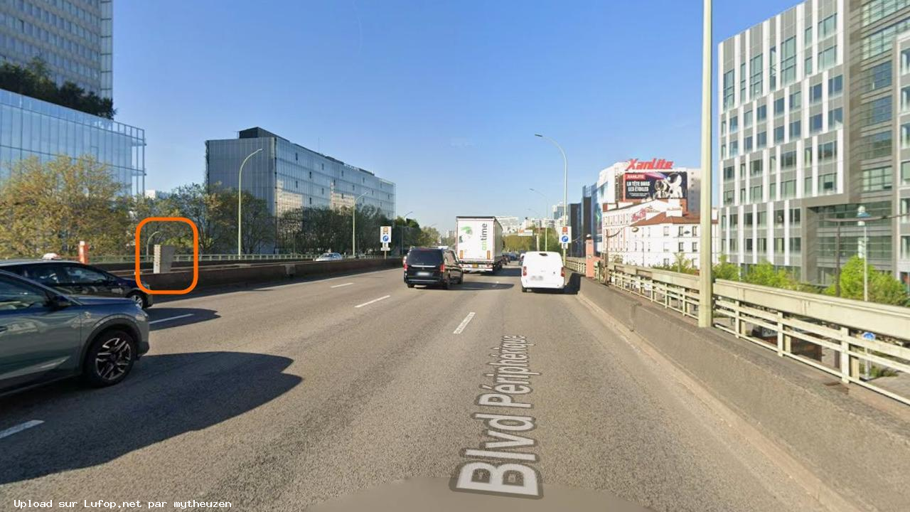 FRANCE photo du radar Paris Bd Périphérique Extérieur 75 - Paris