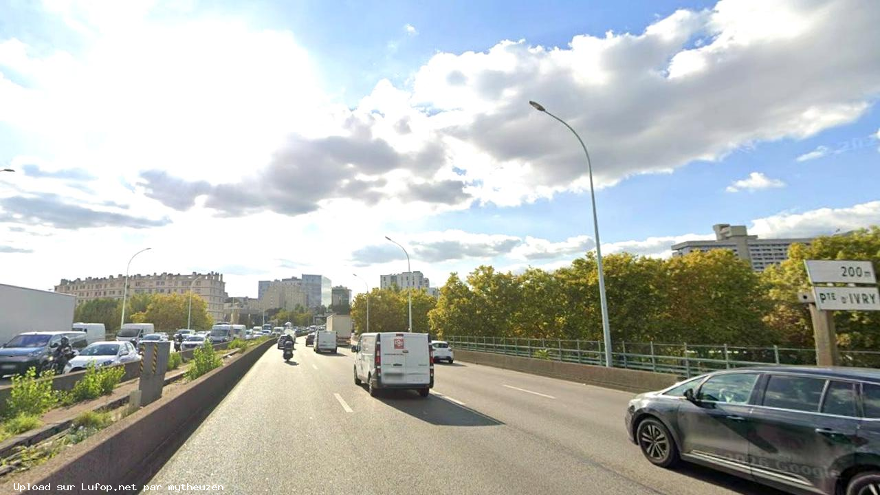 FRANCE photo du radar Paris Bd Périphérique intérieur 75 - Paris