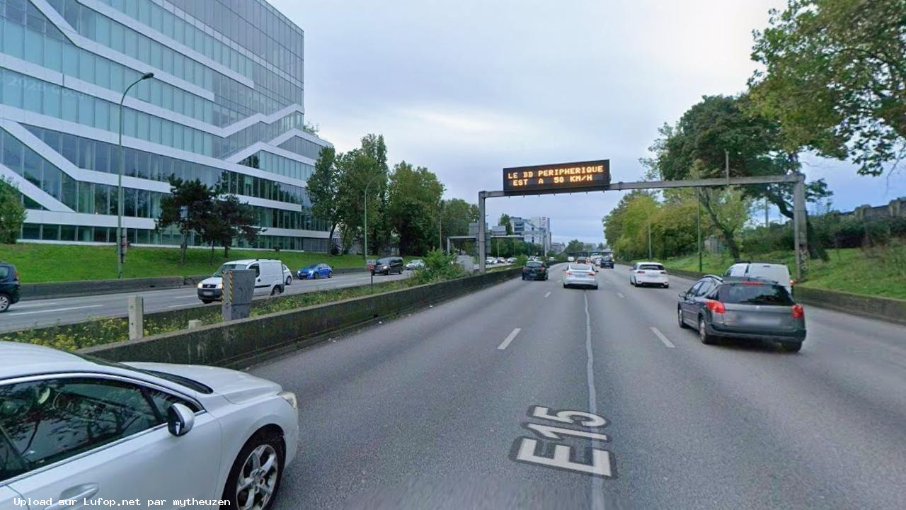 FRANCE photo du radar Paris Boulevard Périphérique Intérieur 75 - Paris