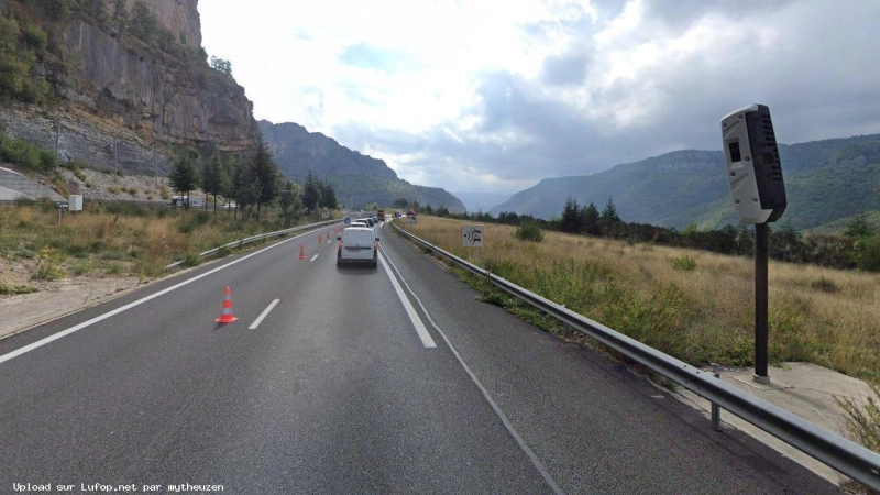 FRANCE photo du radar Pégairolles-de-l'Escalette A75 34 - Hérault