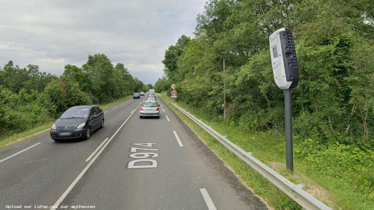 FRANCE photo du radar Marsannay-le-Bois D974 21 - Côte-d’Or