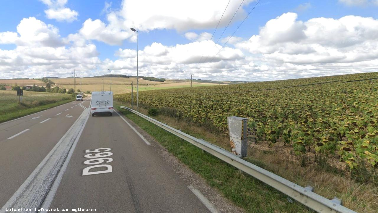 FRANCE photo du radar Tonnerre D965 89 - Yonne