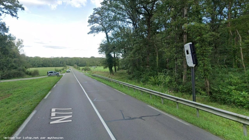 FRANCE photo du radar Auxerre N77 89 - Yonne