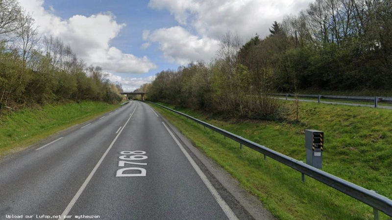 FRANCE photo du radar Saint-Thuriau D768 56 - Morbihan