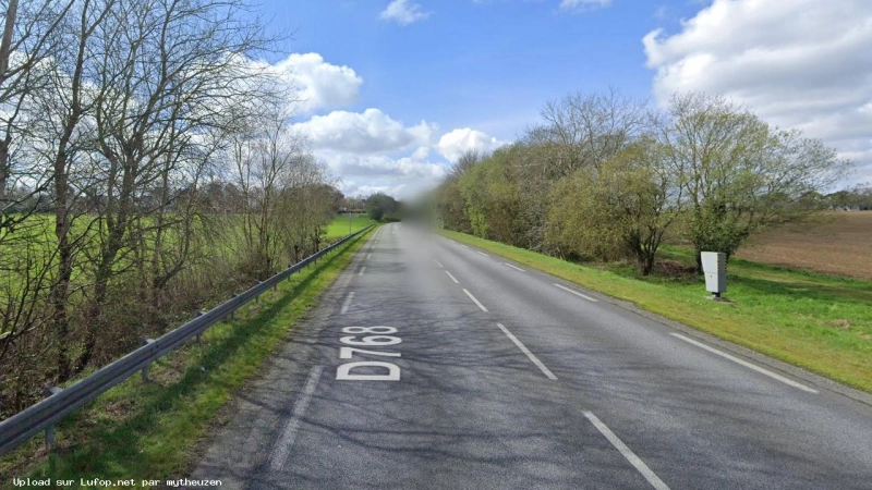 FRANCE photo du radar Saint-Thuriau D768 56 - Morbihan