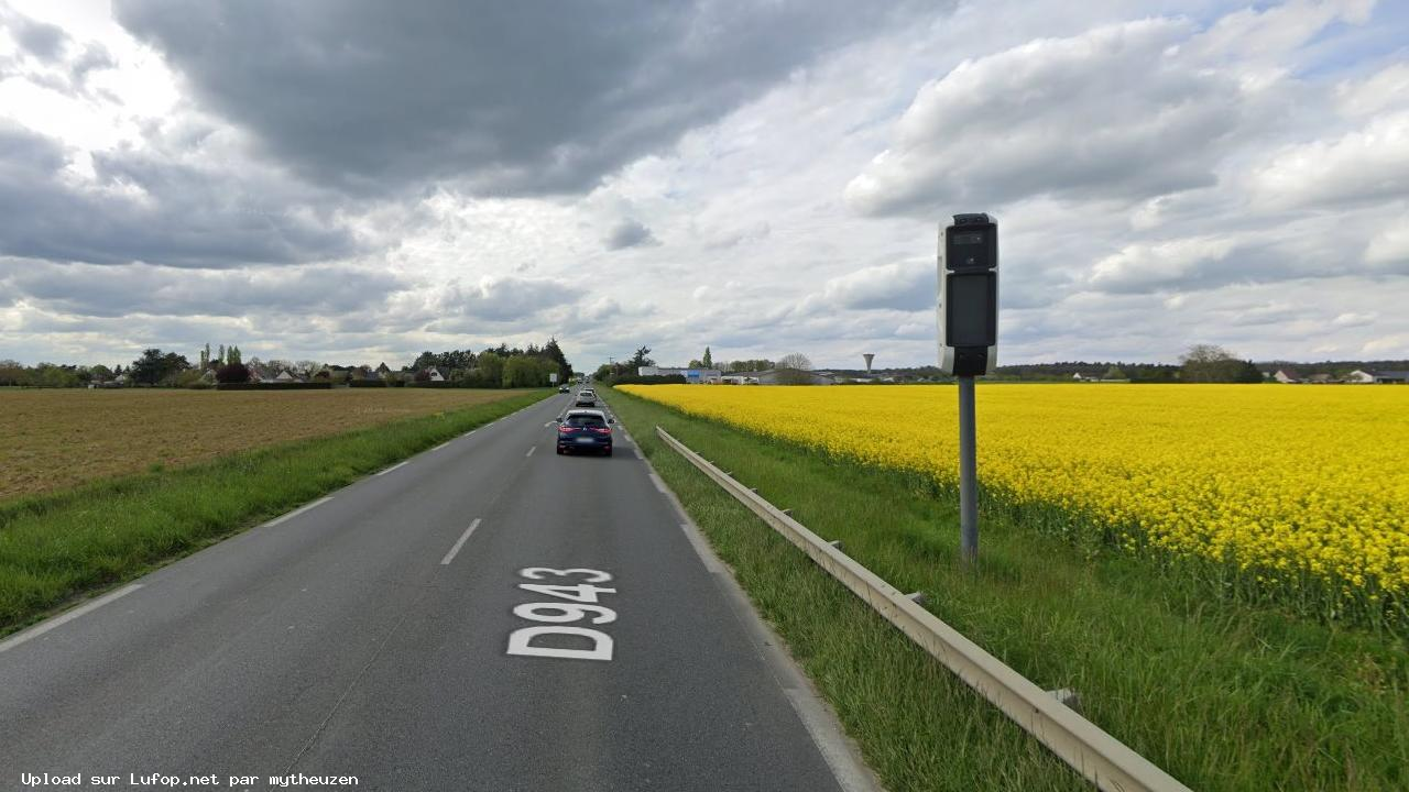 FRANCE photo du radar Esvres-sur-Indre D943 37 - Indre-et-Loire