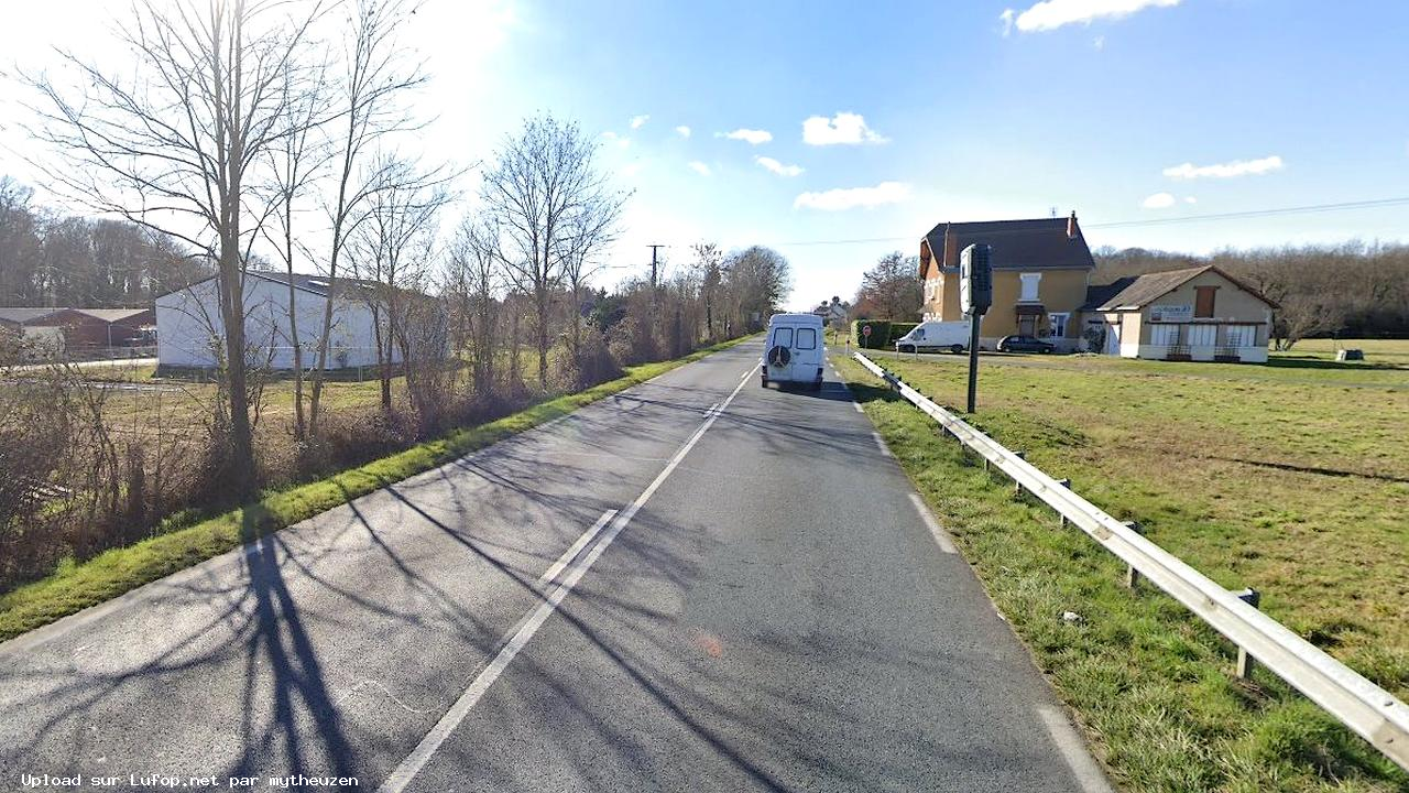 Speed Camera 90 km/h - Ciron - 36-Indre - D951