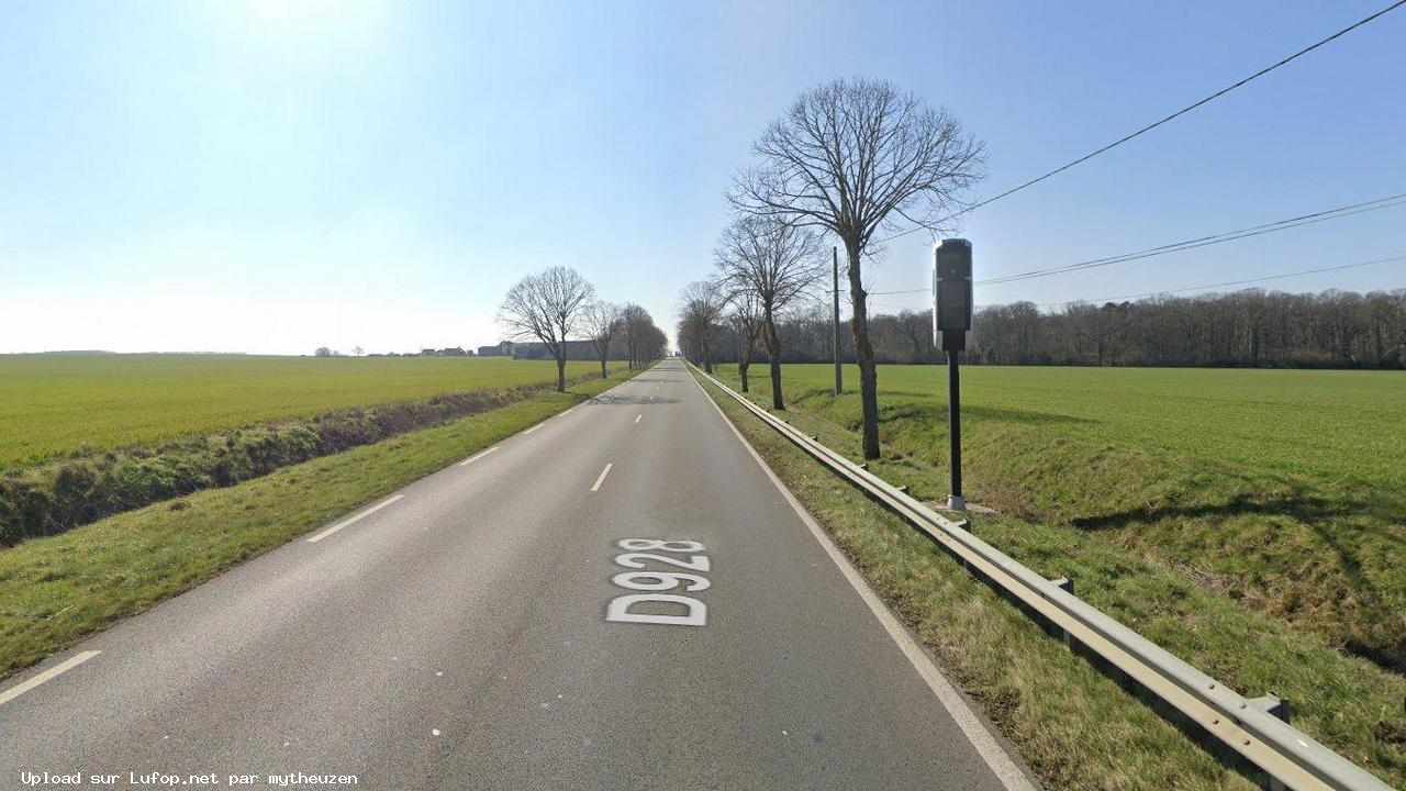 FRANCE photo du radar Saulnières D928 28 - Eure-et-Loir